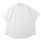 Broad S/S Oversized Band Collar Shirt