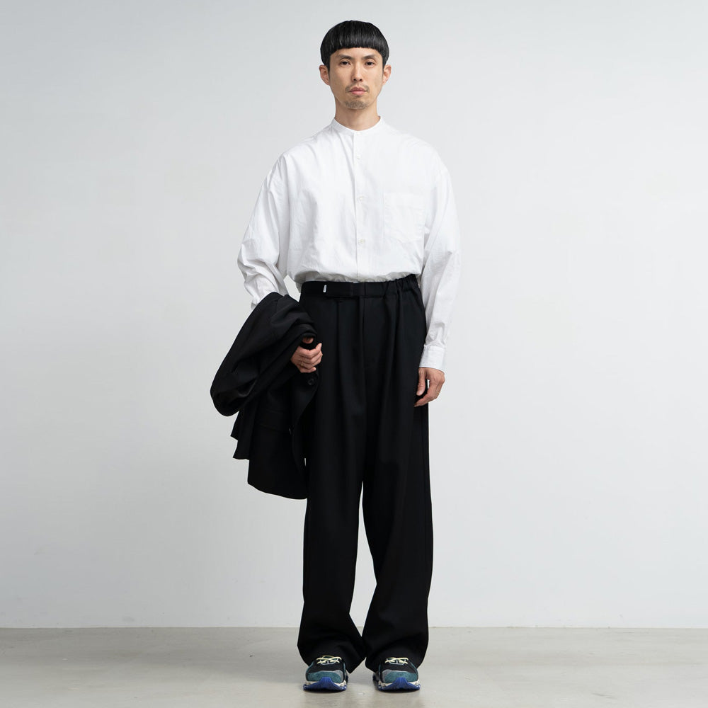 Scale Off Wool Wide chef Pants