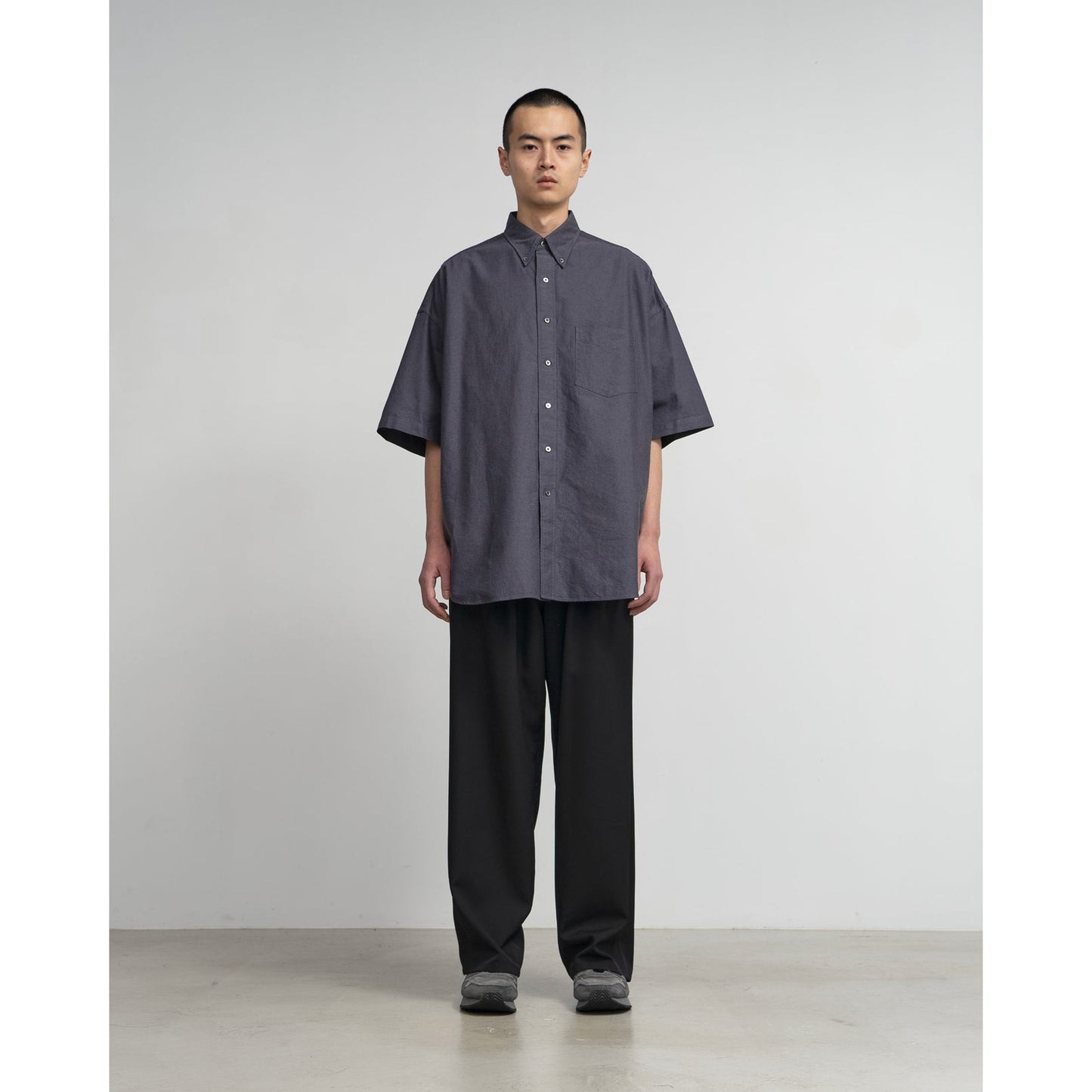 Oxford S/S Oversized B.D Shirt