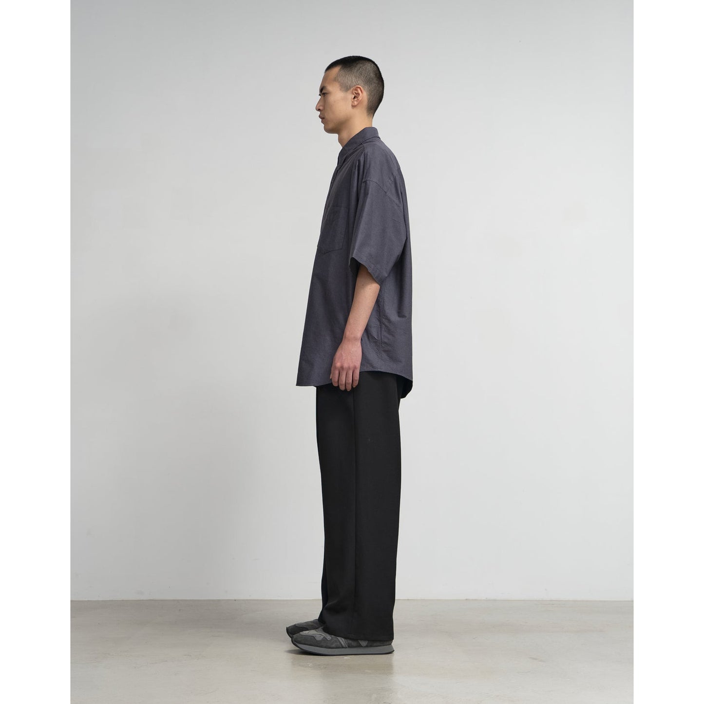 Oxford S/S Oversized B.D Shirt