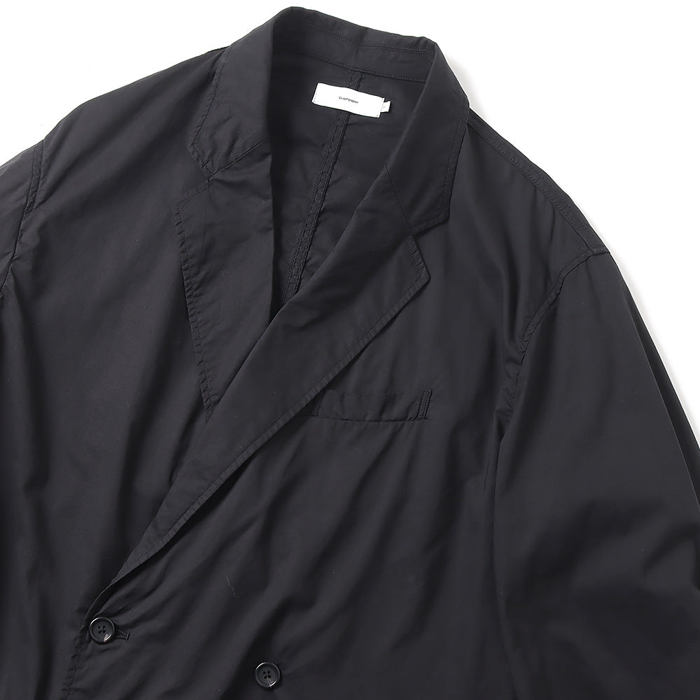 Garment Dyed Typewriter Oversized Double Jacket
