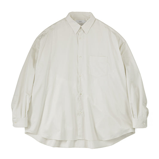 Silicon Poplin Oversized Regular Collar Shirt