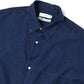 SIDOGRAS Indigo Poplin L/S Oversized Regular Collar Shirt
