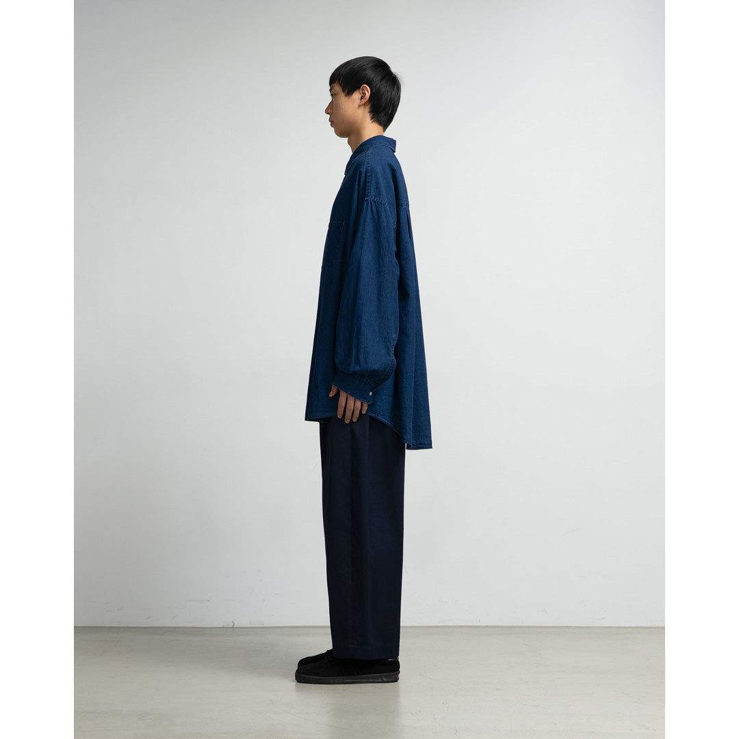 トップス Graphpaper SIDOGRAS Regular Collar Shirt Graphpaper SIDOGRAS S/S Oversized Regular Collar Shirt 