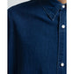 SIDOGRAS Indigo Poplin L/S Oversized Regular Collar Shirt