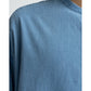 SIDOGRAS Indigo Poplin L/S Oversized Band Collar Shirt