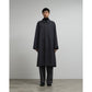 Scale Off Wool Balmacaan Coat