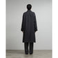 Scale Off Wool Balmacaan Coat