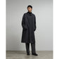 Scale Off Wool Balmacaan Coat