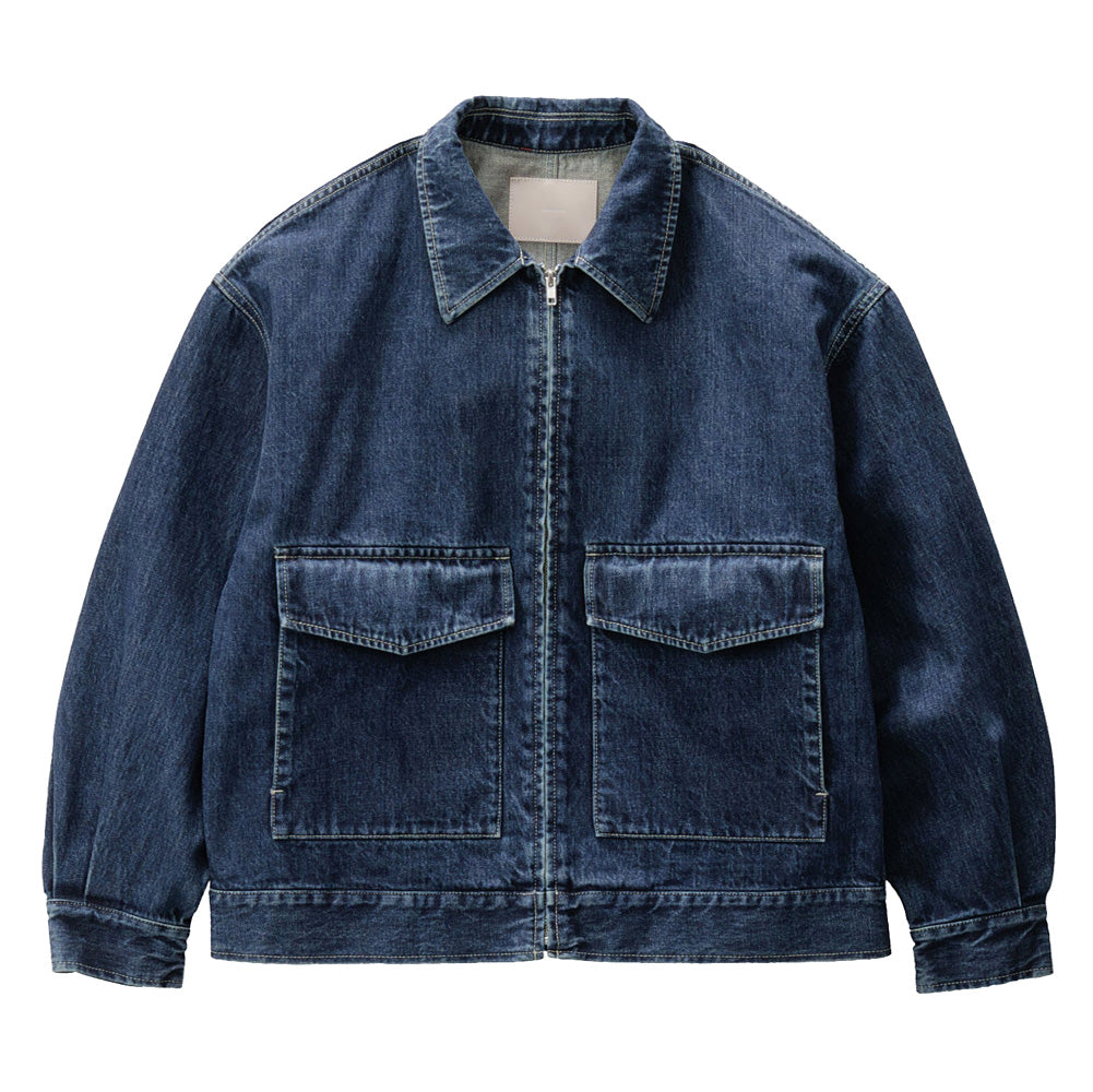 Selvage Denim Zip Jacket(DARK FADE)