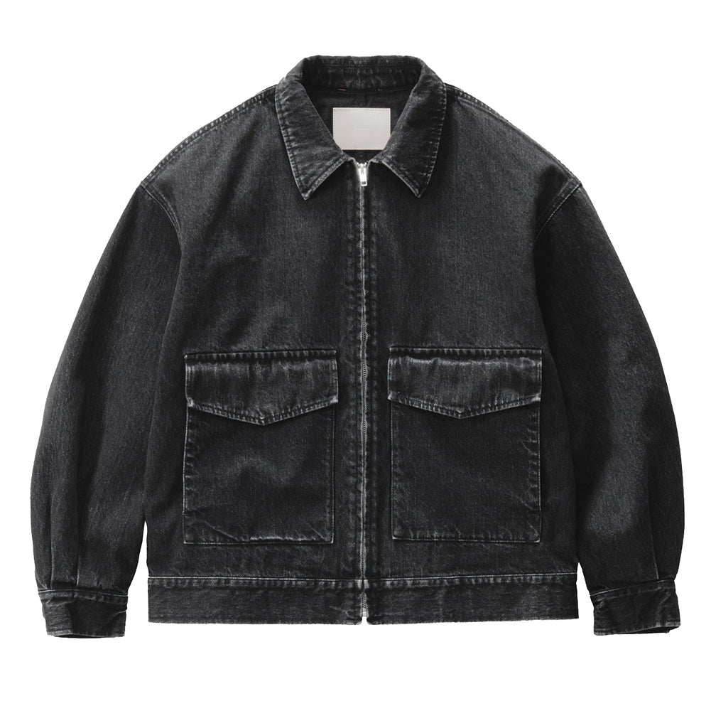 Selvage Denim Zip Jacket(DARK FADE)