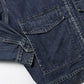 Selvage Denim Zip Jacket(DARK FADE)