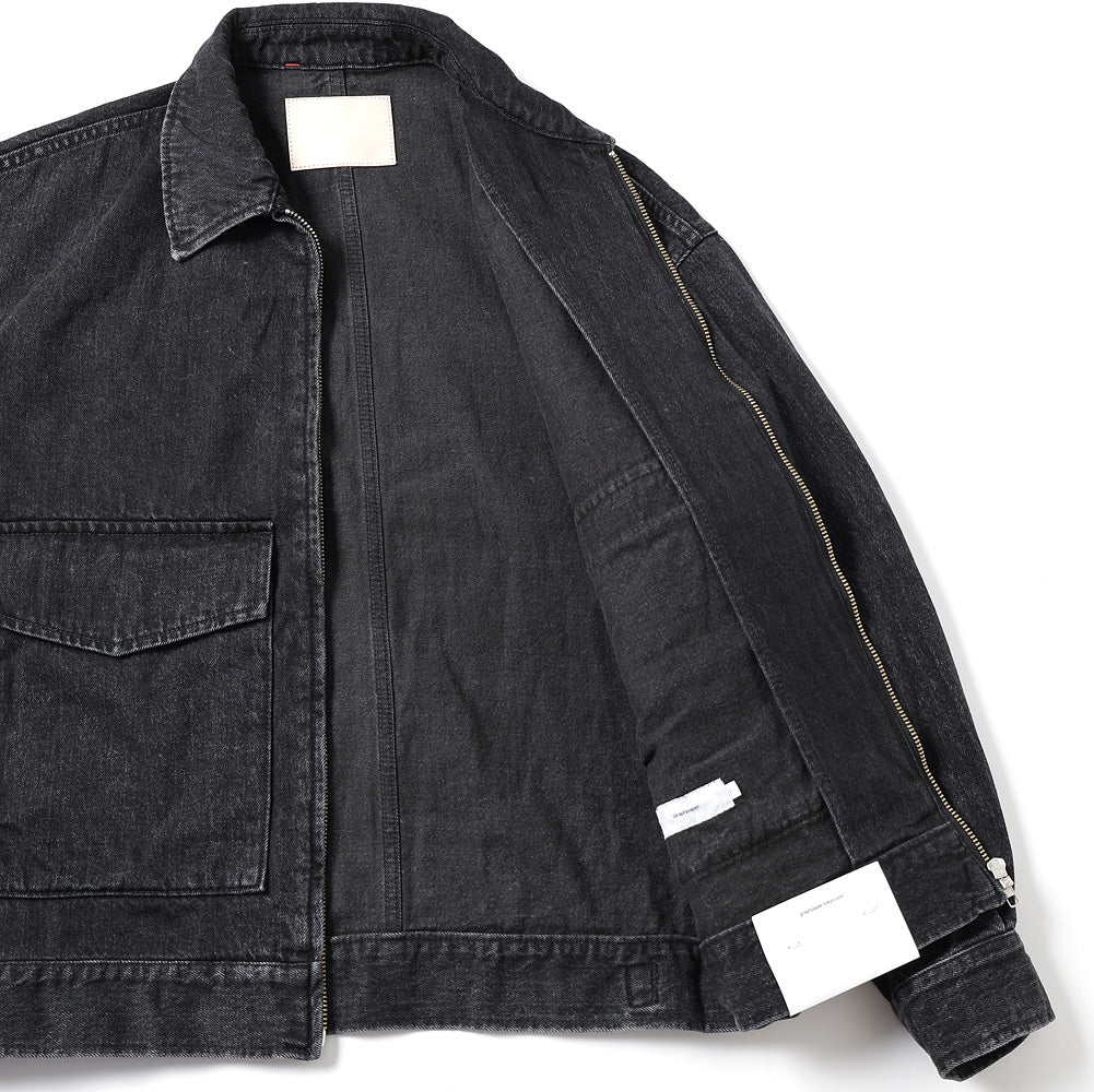 Selvage Denim Zip Jacket(DARK FADE)