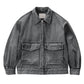Selvage Denim Zip Jacket(LIGHT FADE)