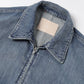 Selvage Denim Zip Jacket(LIGHT FADE)