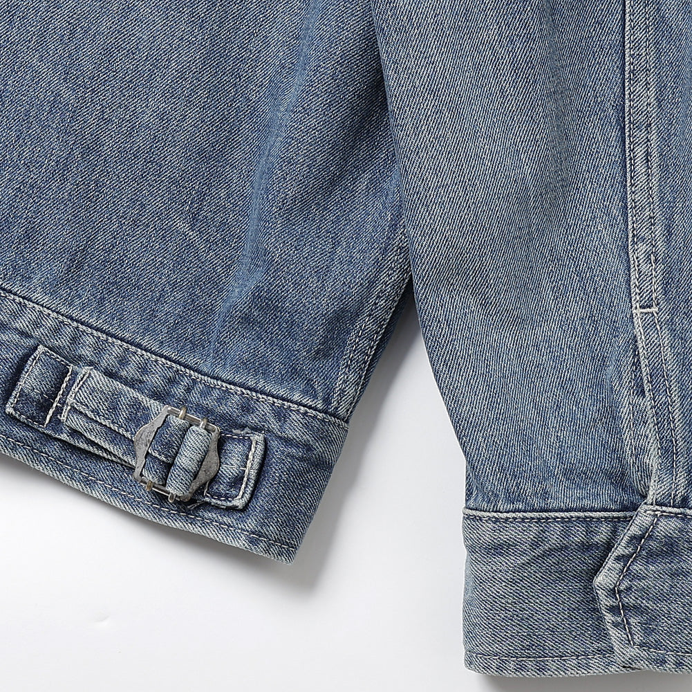 Selvage Denim Zip Jacket(LIGHT FADE)