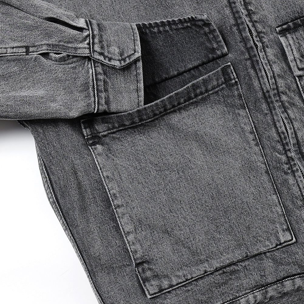 Selvage Denim Zip Jacket(LIGHT FADE)