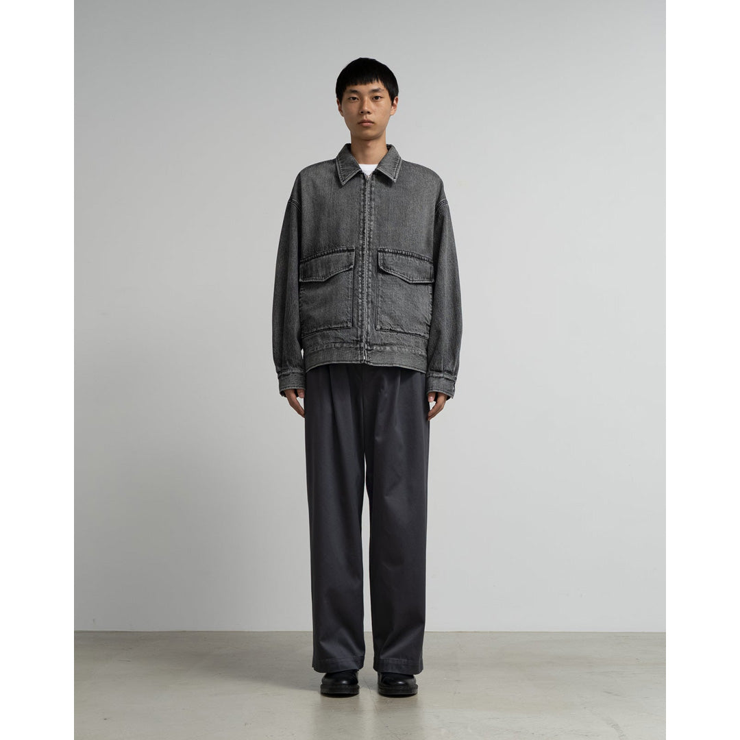 Graphpaper) Selvage Denim Zip Jacket(LIGHT FADE) (GM253