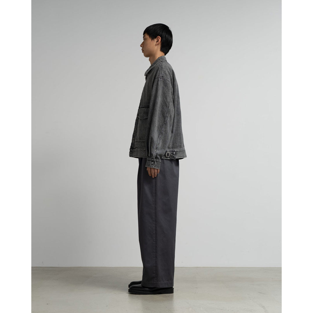 Selvage Denim Zip Jacket(LIGHT FADE)