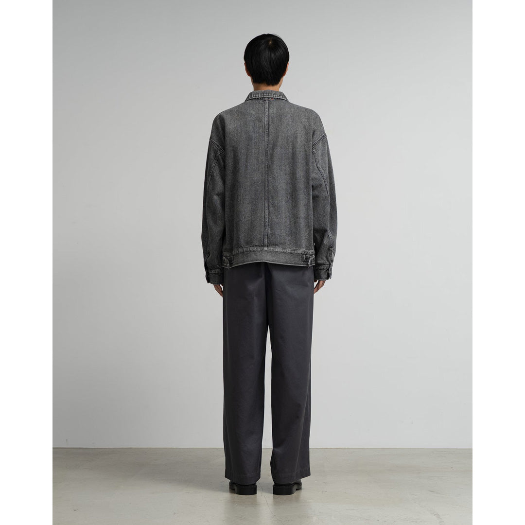 Selvage Denim Zip Jacket(LIGHT FADE)