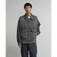 Selvage Denim Zip Jacket(LIGHT FADE)
