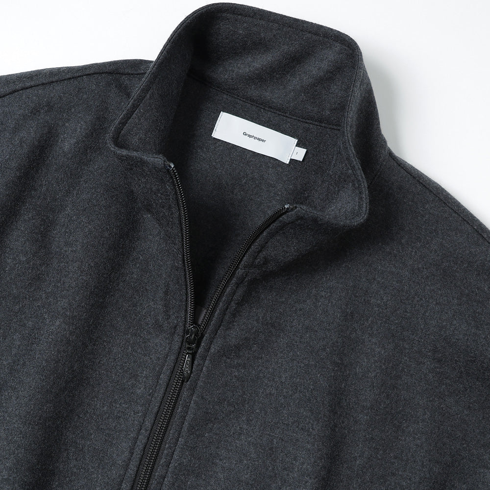 Graphpaper) Wool Smooth Flannel Track Blouson (GU253-30220B