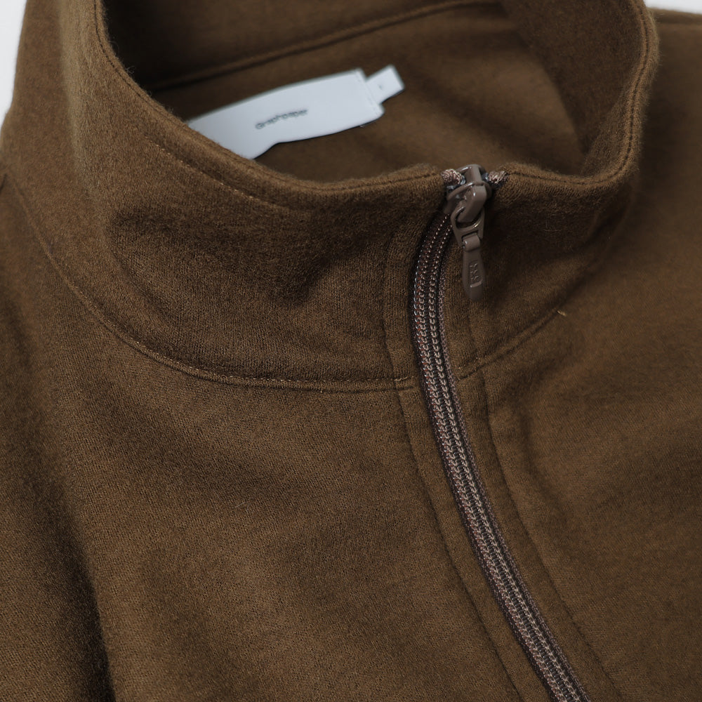 Wool Smooth Flannel Track Blouson