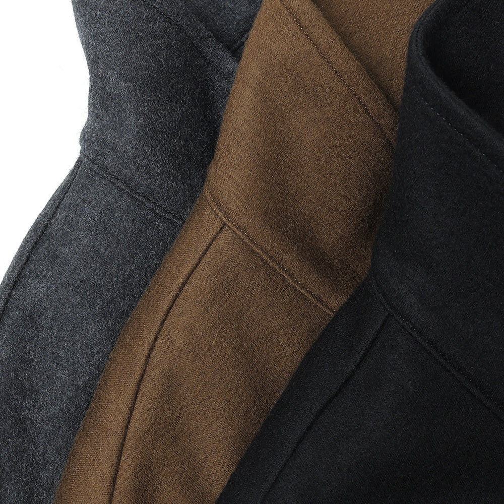 Wool Smooth Flannel Track Blouson