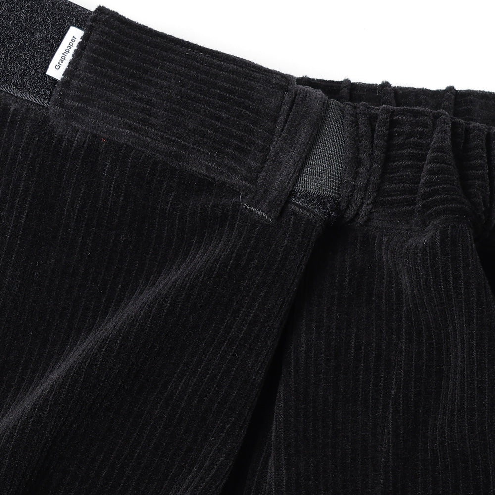 Soft Knit Corduroy Wide Tapered Chef Pants