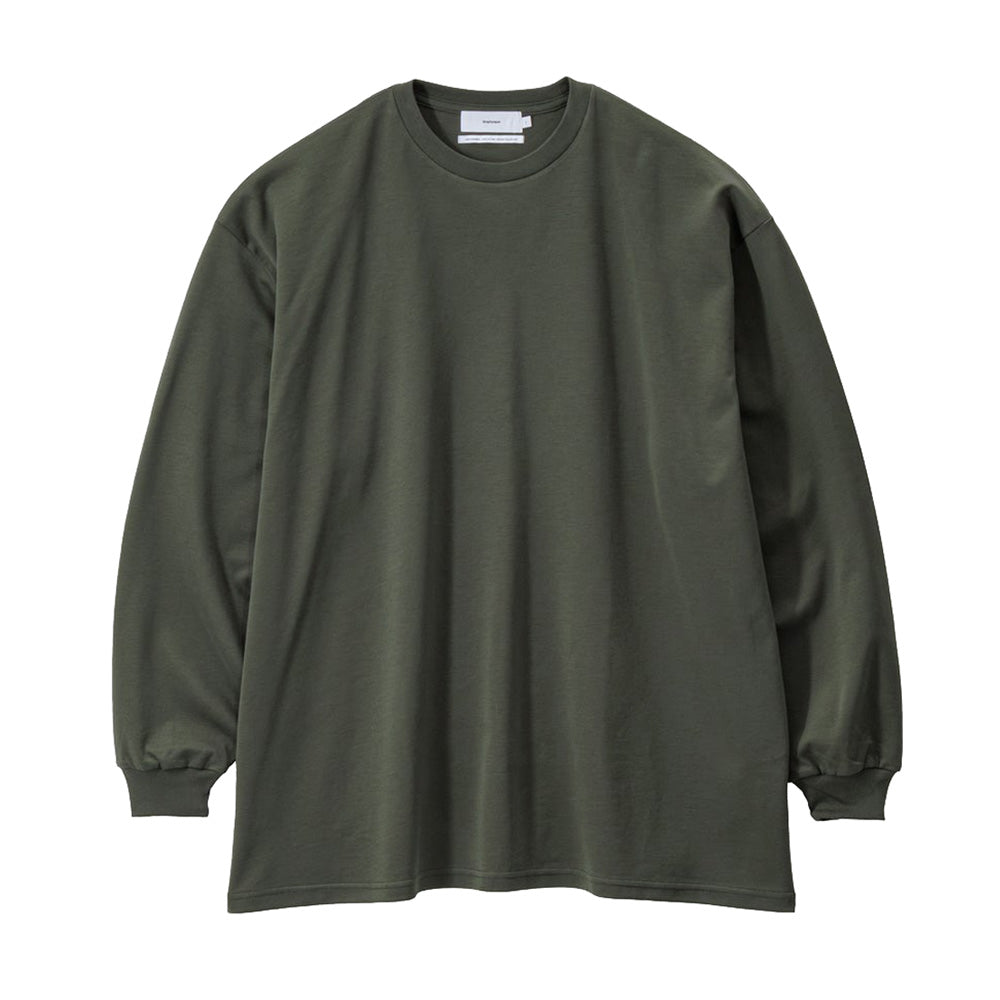 Brushed Mockrody Crew Neck L/S Tee