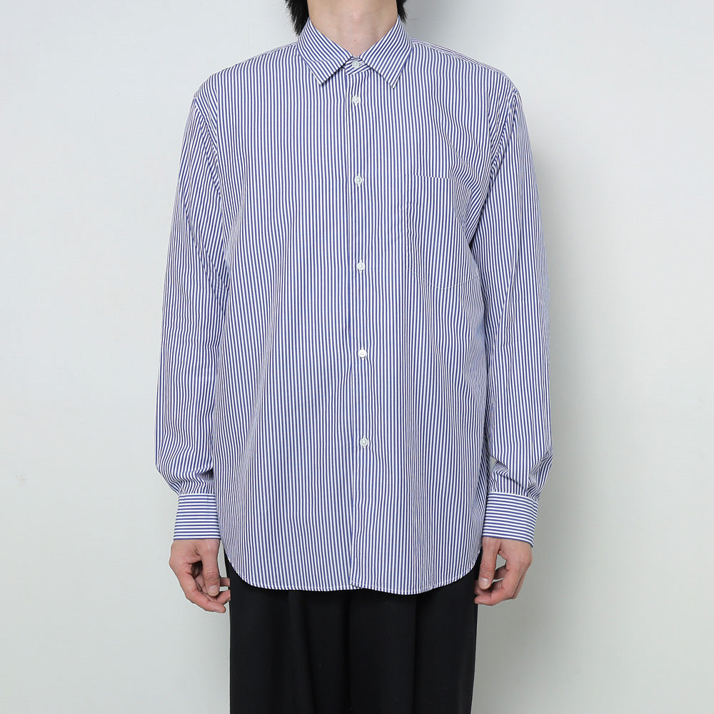 Broad Stripe Regular Collar Shirt