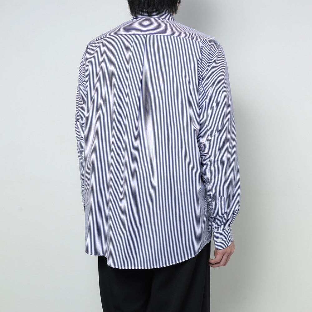 Graphpaper) Broad Stripe Regular Collar Shirt (GM254-50021STB