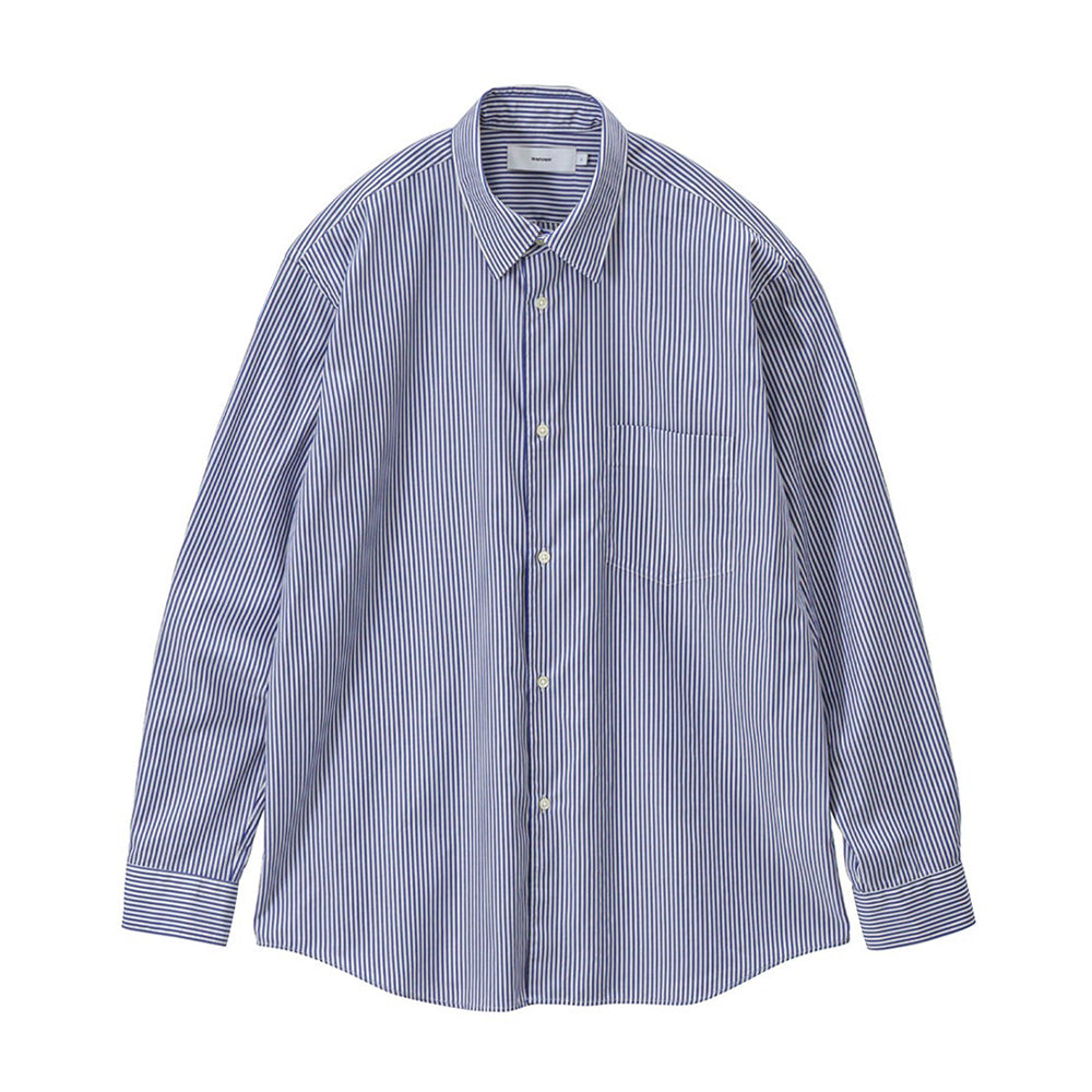 Broad Stripe Regular Collar Shirt