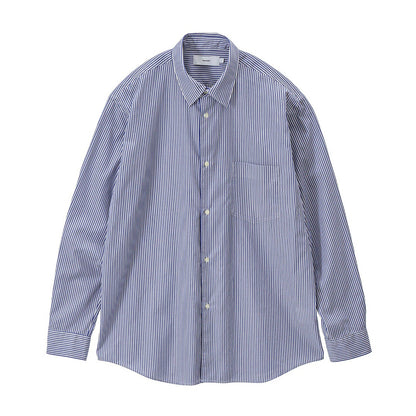 Broad Stripe Regular Collar Shirt