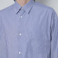 Broad Stripe L/S Oversized Regular Collar Shirt