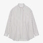 SIDOGRAS Stripe L/S Oversized Regular Collar Shirt