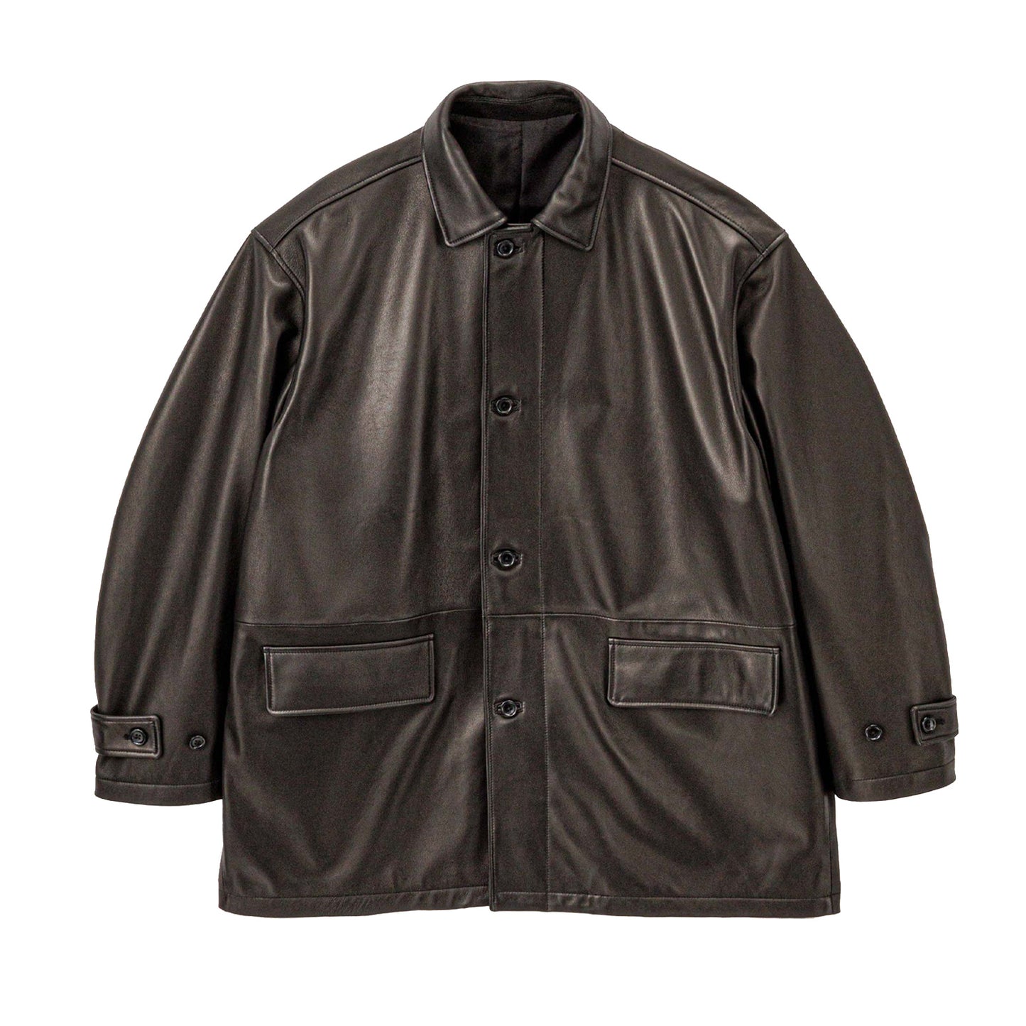 Lamb Leather Car Coat