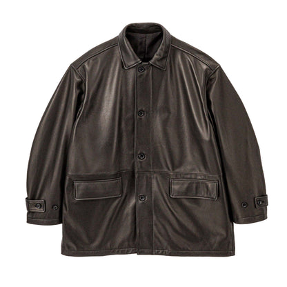 Lamb Leather Car Coat