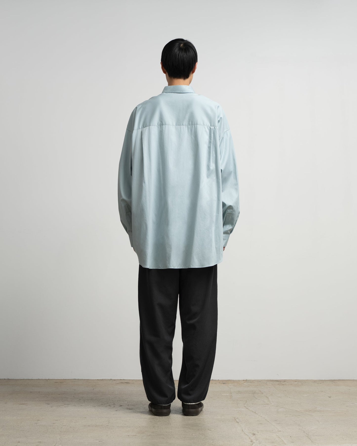 Silicon Poplin Oversized Regular Collar Shirt