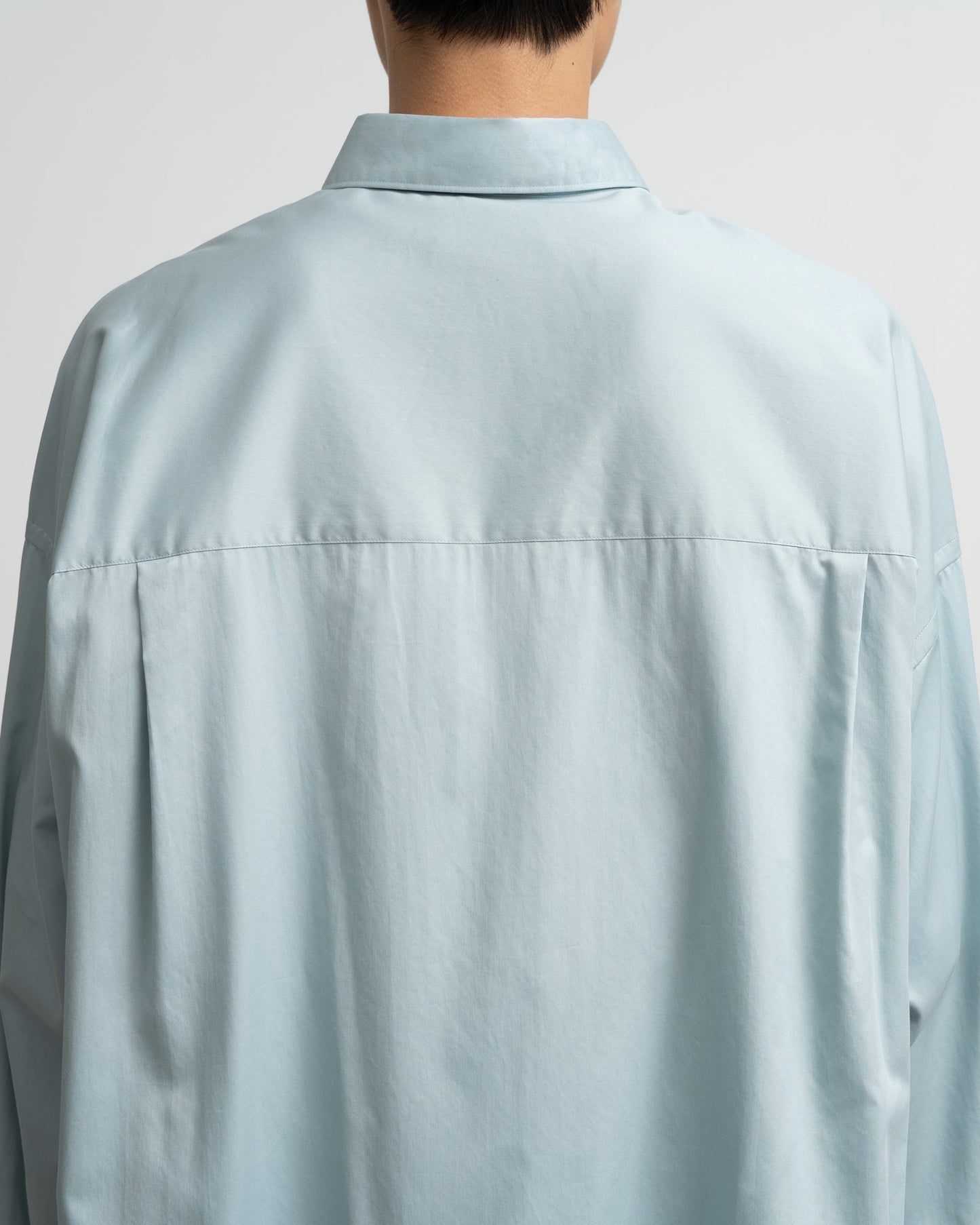Silicon Poplin Oversized Regular Collar Shirt