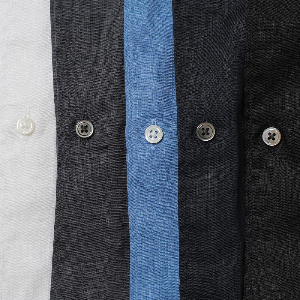 Linen L/S Oversized Regular Collar Shirt