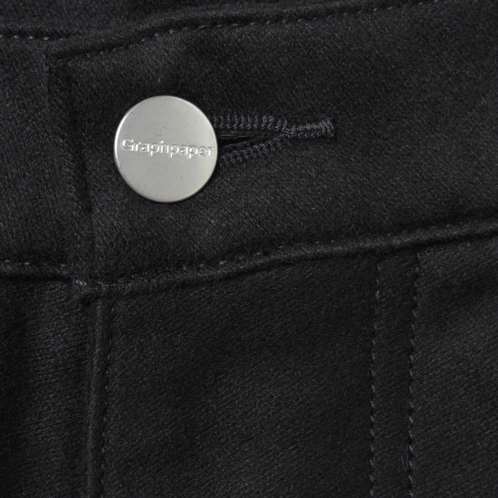 Cotton Double Serge Two Tuck Tapered Pants