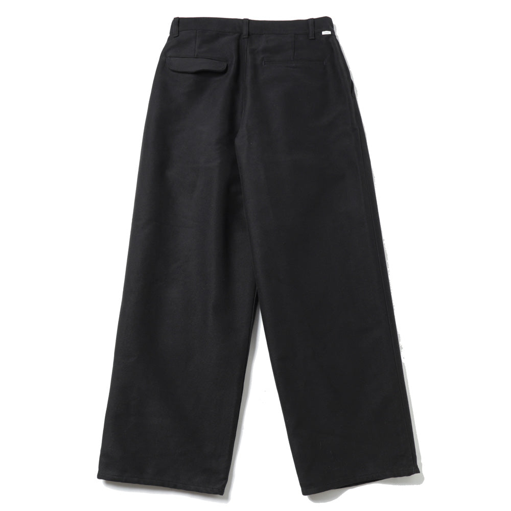 Cotton Double Serge Two Tuck Trousers