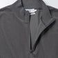 Pique Velour Jersey Half Zip Sweatshirt
