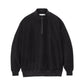 Pique Velour Jersey Half Zip Sweatshirt