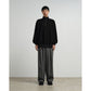 Pique Velour Jersey Half Zip Sweatshirt