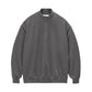Pique Velour Jersey Half Zip Sweatshirt