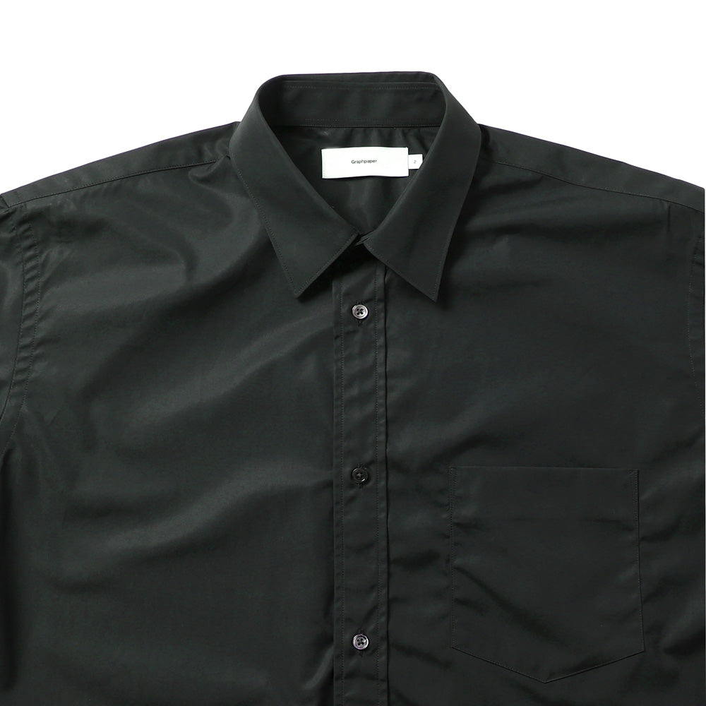 graph paper dress shirt CF.GP Oversized Regular Collar Shirt blue  Camiel Fortgens