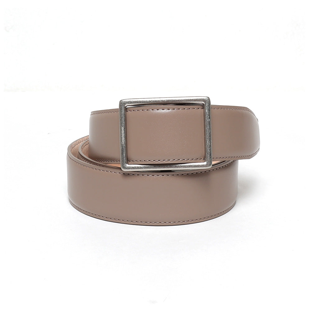 Graphpaper) Graphpaper Holeless Leather Classic Belt (GU263-90569C