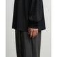 Fine Wool Border Long Sleeve Crew Neck Tee